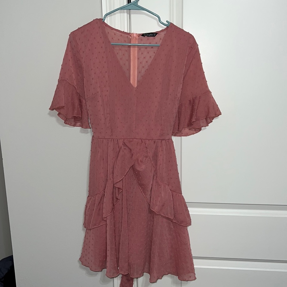 Medium Pink Dress!! Only worn once, like new!